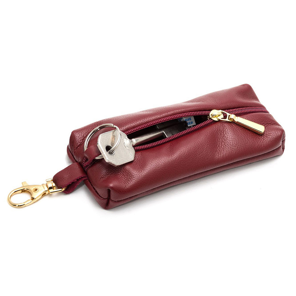 Ключница «Орнамент». Бордовая с вышивкой - интернет магазин Русь Велика я фото 4