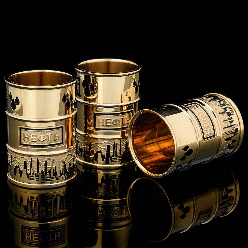 Питейный набор «Нефть». Златоуст - интернет магазин Русь Велика я фото 2