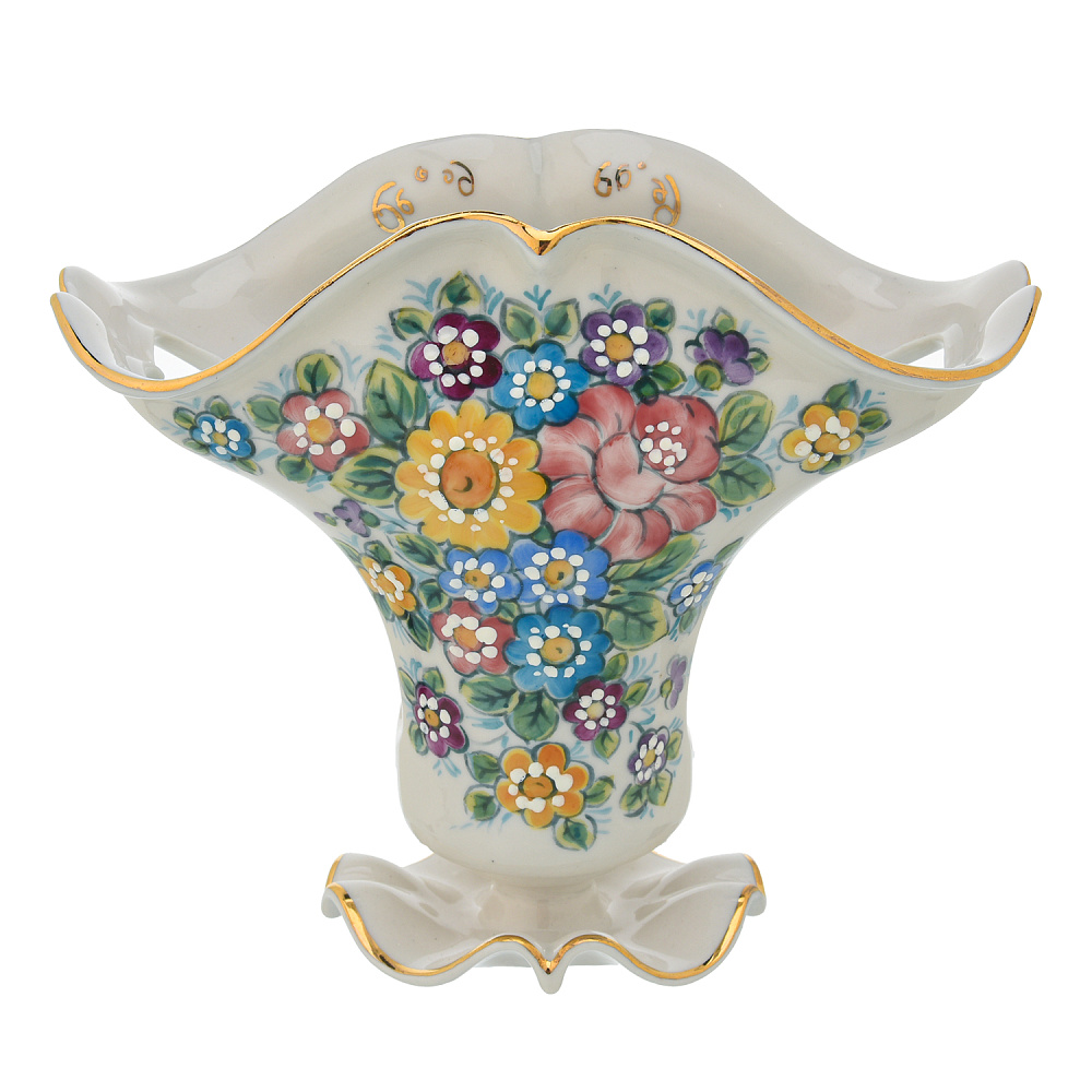 Салфетница «Утро». Гжель в цвете - интернет магазин Русь Велика я фото 3