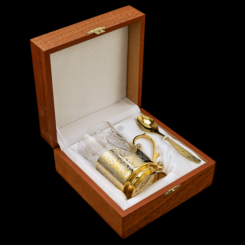 Подстаканник «Герб РФ». Златоуст - интернет магазин Русь Велика я фото 3