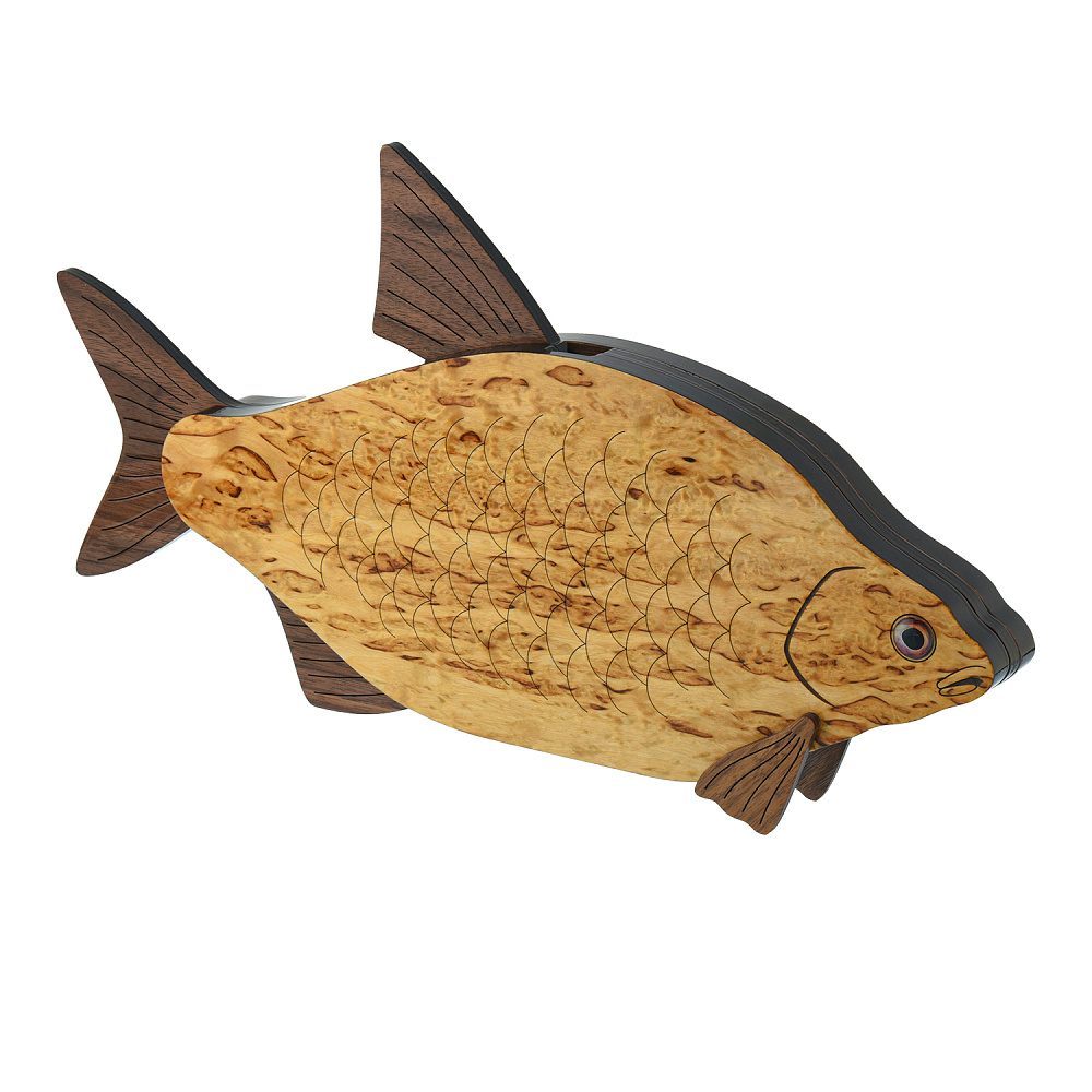 Домино из карельской березы «Лещ» - интернет магазин Русь Велика я 