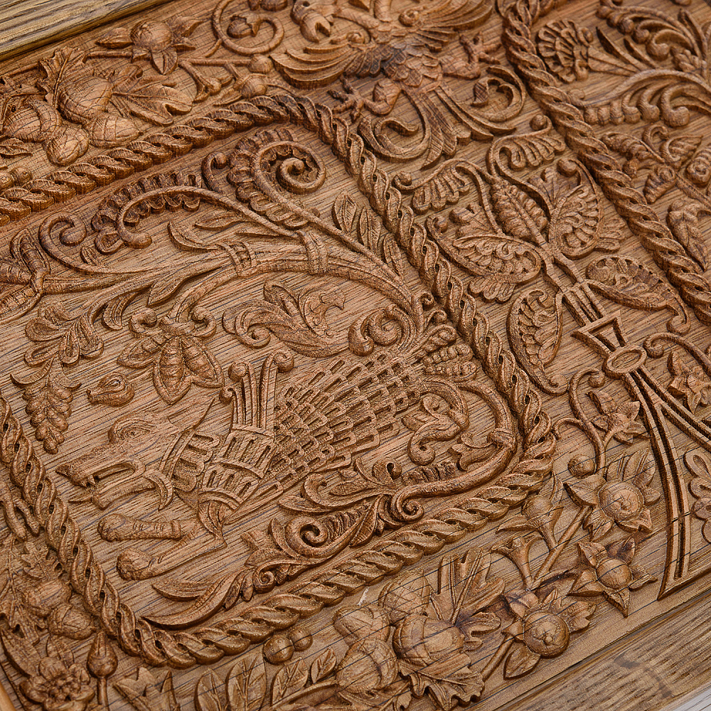 Резные деревянные нарды-шашки «Волк и песиглавец» - интернет магазин Русь Велика я фото 8