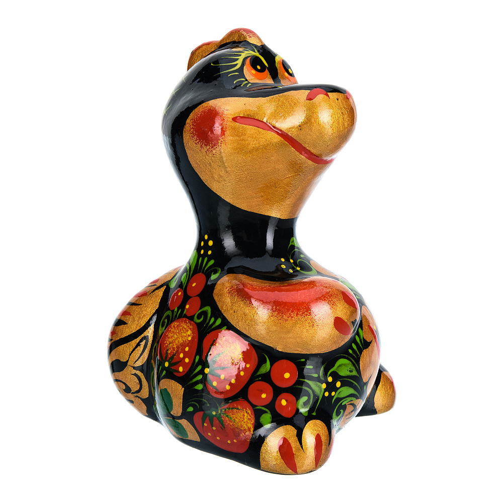 Фарфоровая статуэтка «Дракон улыбчивый». Хохлома - интернет магазин Русь Велика я фото 3