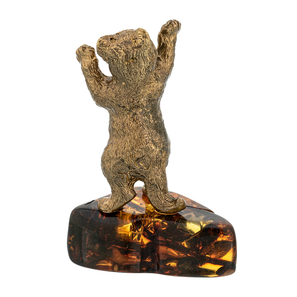 Статуэтка с янтарем «Кот» - интернет магазин Русь Велика я фото 3