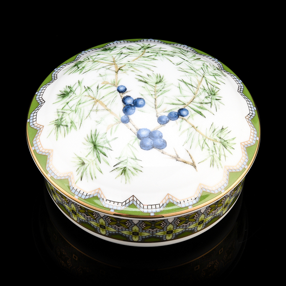 Туалетная коробочка «Можжевельник ароматный». Форма Круглая. ИФЗ - интернет магазин Русь Велика я фото 2