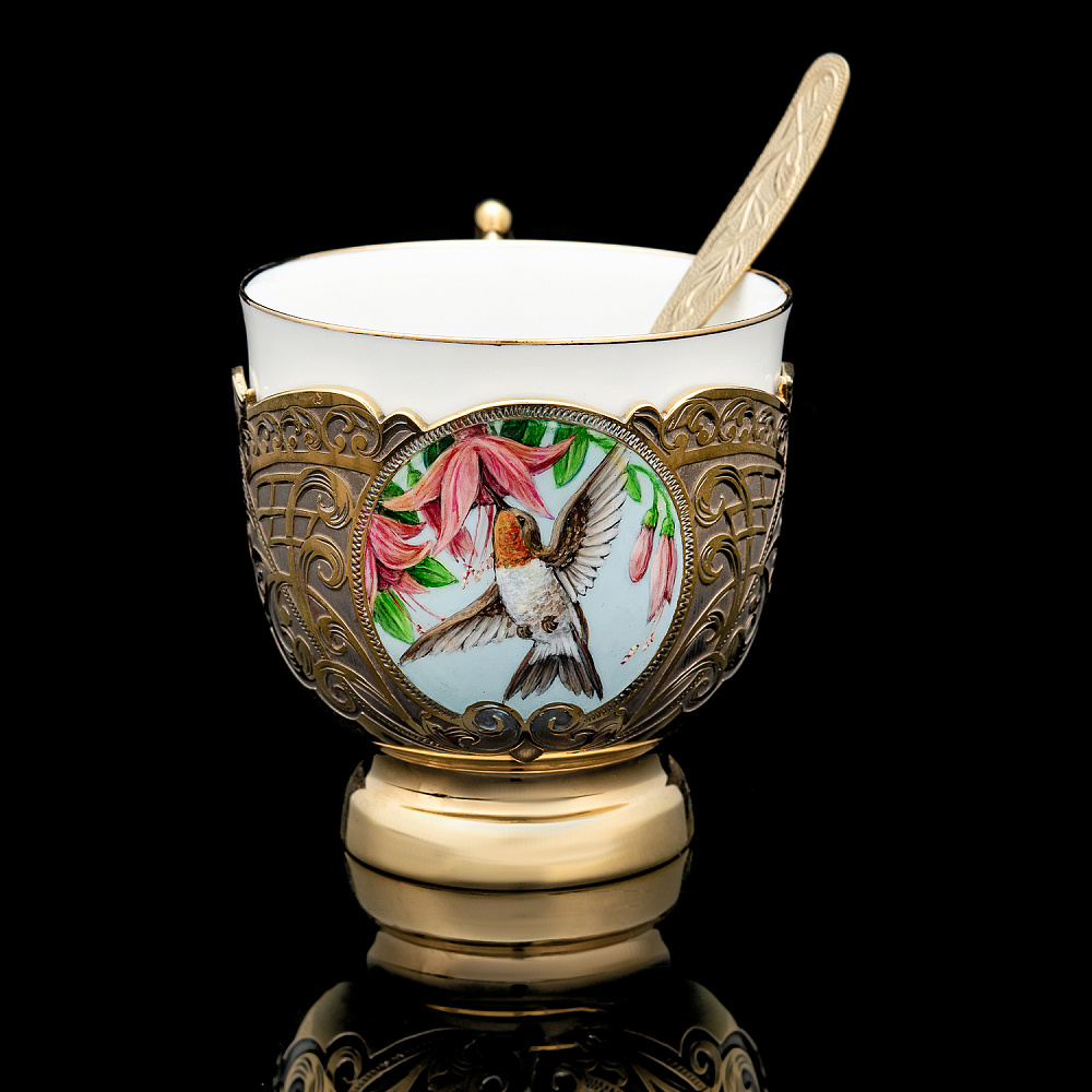 Кофейный набор «Колибри». Златоуст - интернет магазин Русь Велика я 