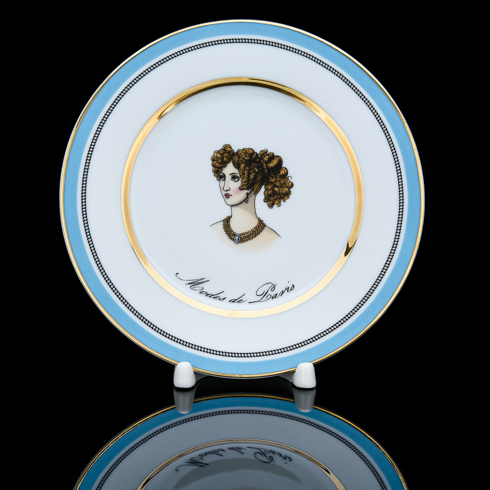 Тарелка мелкая «Modes de Paris». Форма Европейская-2. ИФЗ - интернет магазин Русь Велика я 