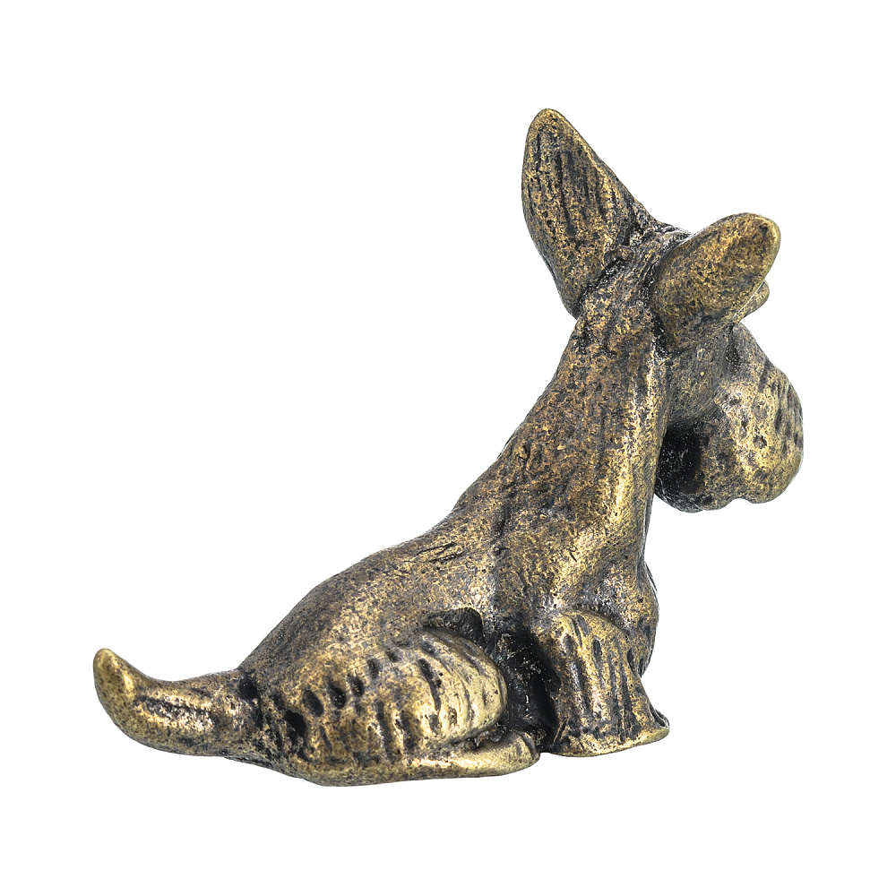 Бронзовая статуэтка «Собака Скотч-терьер» - интернет магазин Русь Велика я фото 3