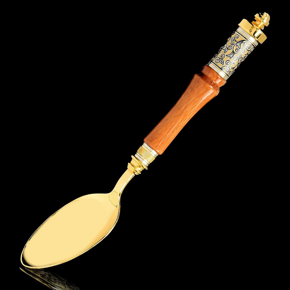 Ложка столовая «Византия» 109.24 гр. Серебро 925* - интернет магазин Русь Велика я 