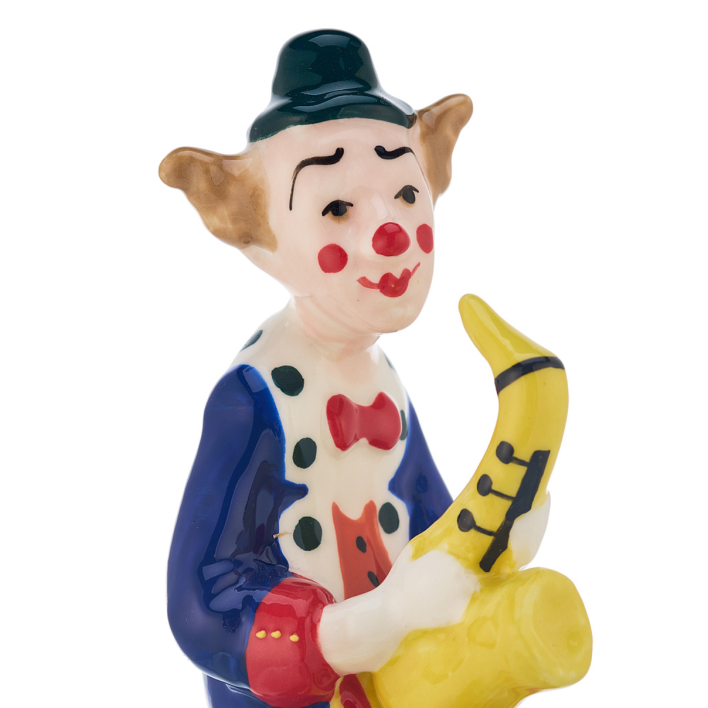 Статуэтка керамическая «Клоун с саксофоном» - интернет магазин Русь Велика я фото 4
