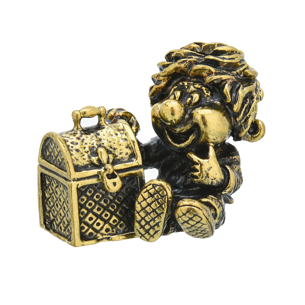 Бронзовая статуэтка «Домовенок богатство» - интернет магазин Русь Велика я 