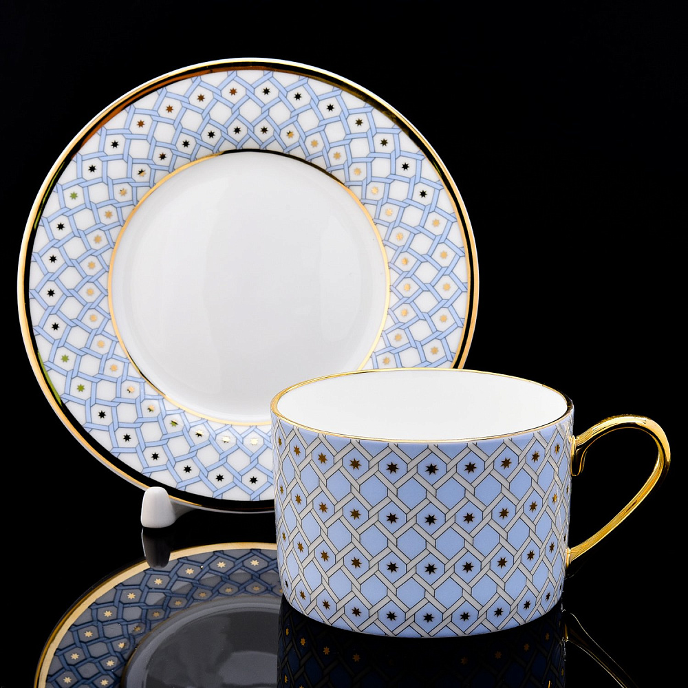 Чайная пара «Идиллия» (форма «Азур 2») ИФЗ - интернет магазин Русь Велика я фото 1