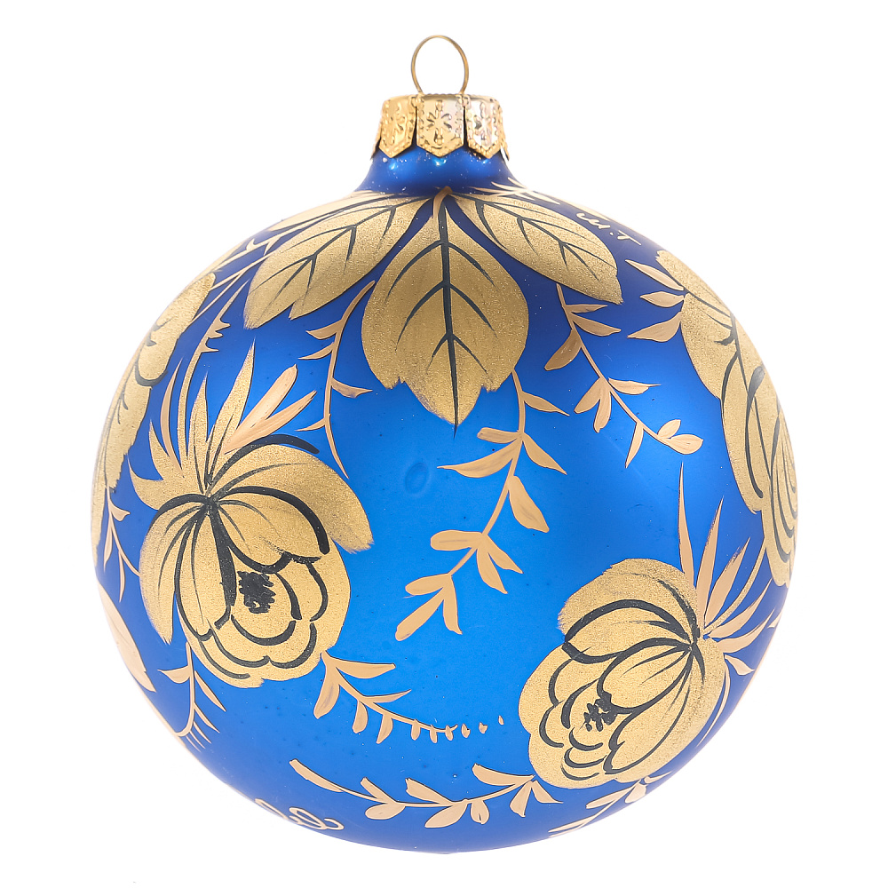 Новогодний елочный шар с авторской росписью - интернет магазин Русь Велика я 