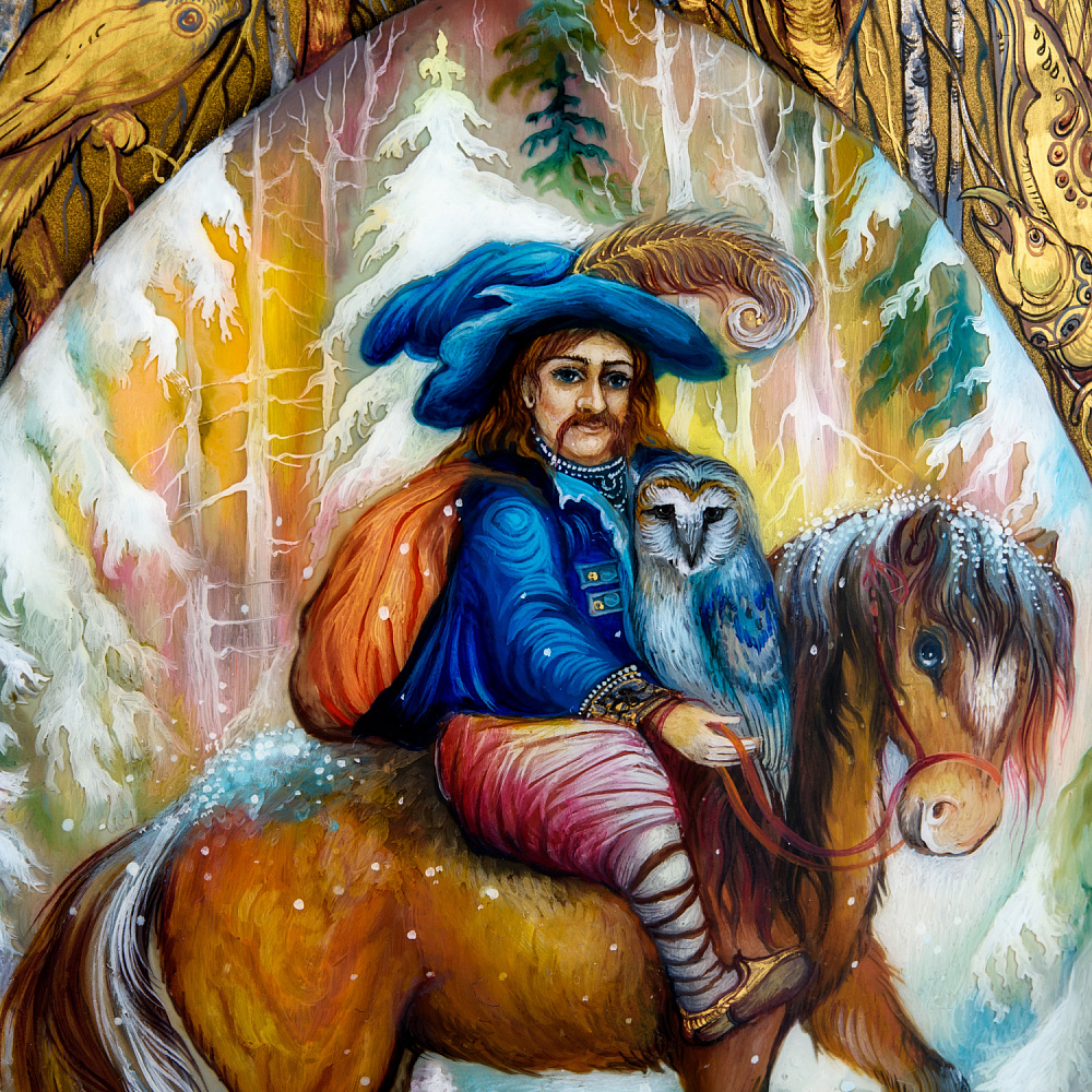 Шкатулка с художественной росписью «Путник» - интернет магазин Русь Велика я фото 3