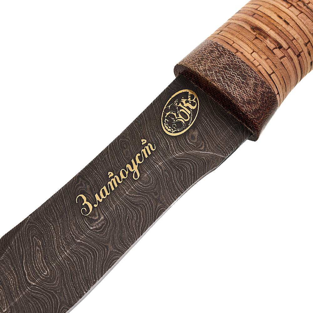 Нож сувенирный из дамасской стали «Олимп-6». Златоуст - интернет магазин Русь Велика я фото 2