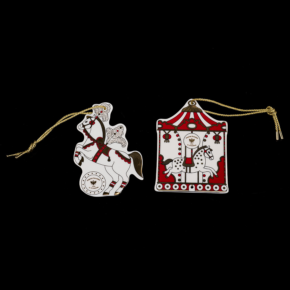 Набор елочных игрушек «Гранд цирк». ИФЗ - интернет магазин Русь Велика я фото 1
