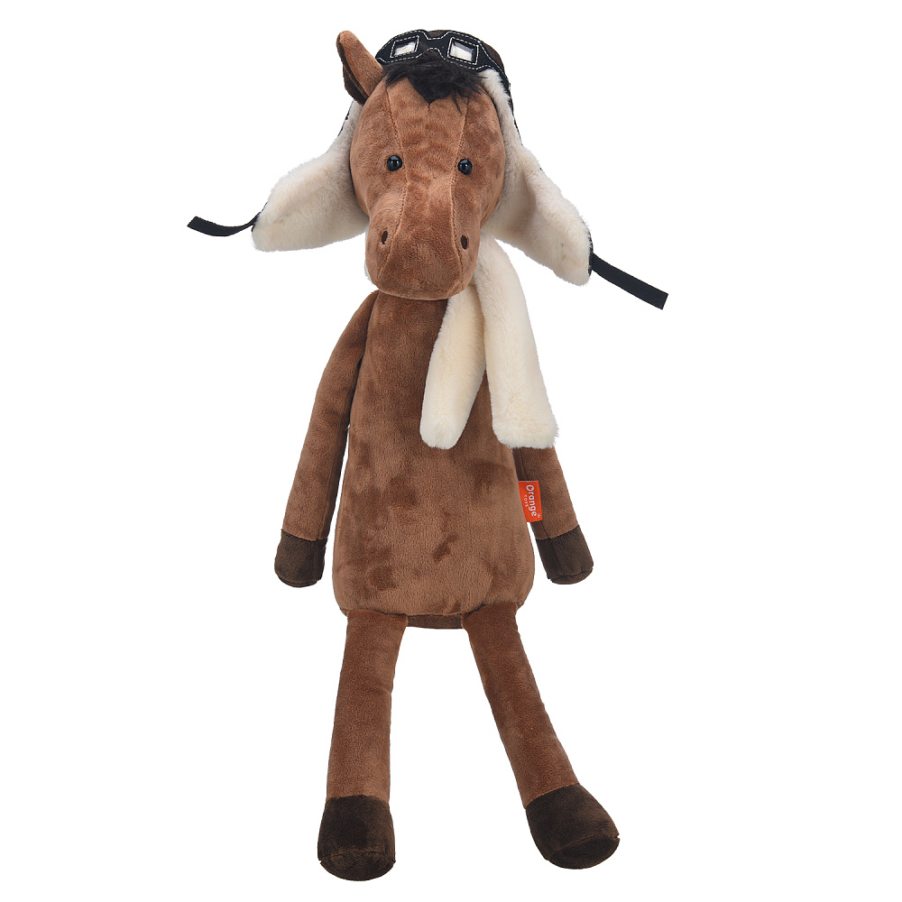 Лошадь Символ 2026 года. Мягкая игрушка «Конь авиатор» - интернет магазин Русь Велика я 