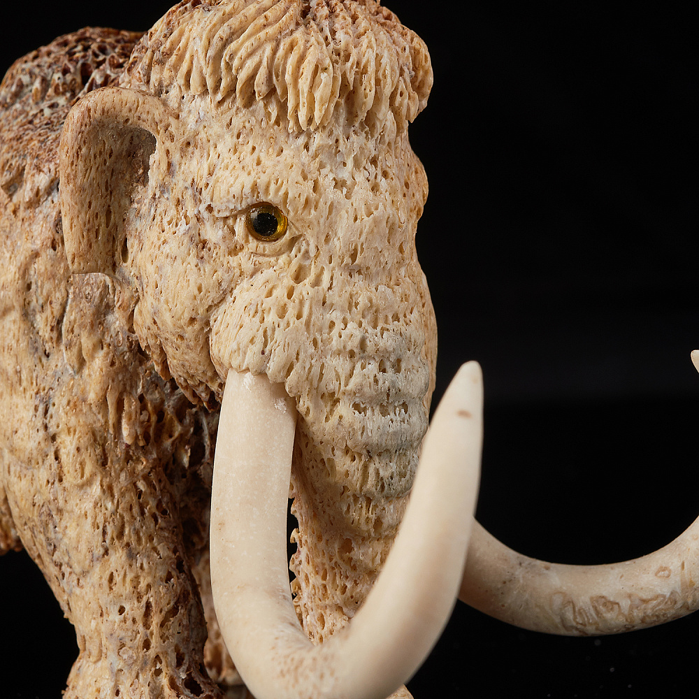 Скульптура из кости «Мамонт» - интернет магазин Русь Велика я фото 3