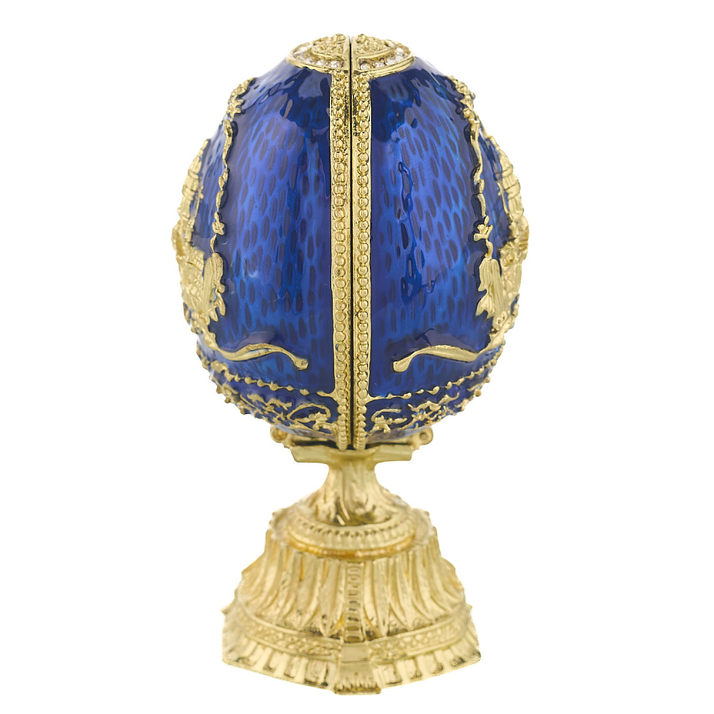 Пасхальное яйцо-шкатулка «Московское». Традиции Фаберже - интернет магазин Русь Велика я фото 3