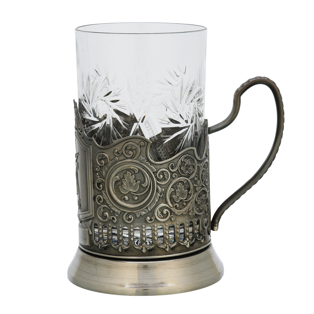 Подстаканник никелированный «Победа 80 лет» - интернет магазин Русь Велика я фото 1