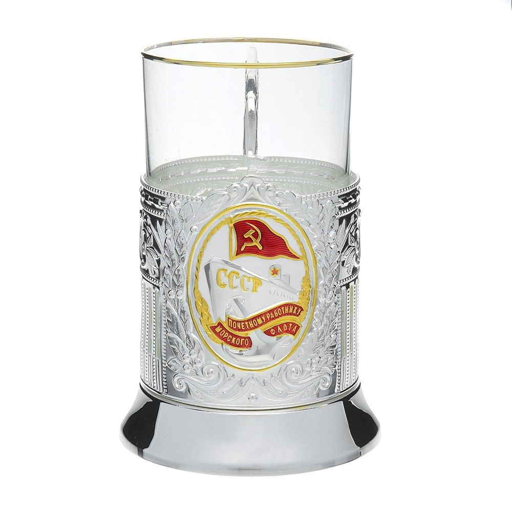 Подстаканник ретро-серия «Морской флот. СССР» - интернет магазин Русь Велика я 