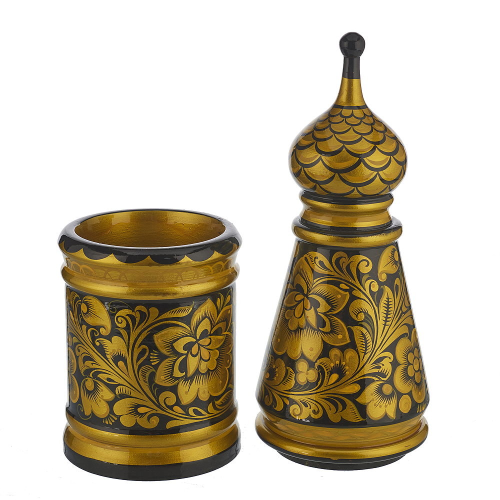 Питейный набор на 6 персон. Хохлома - интернет магазин Русь Велика я фото 2