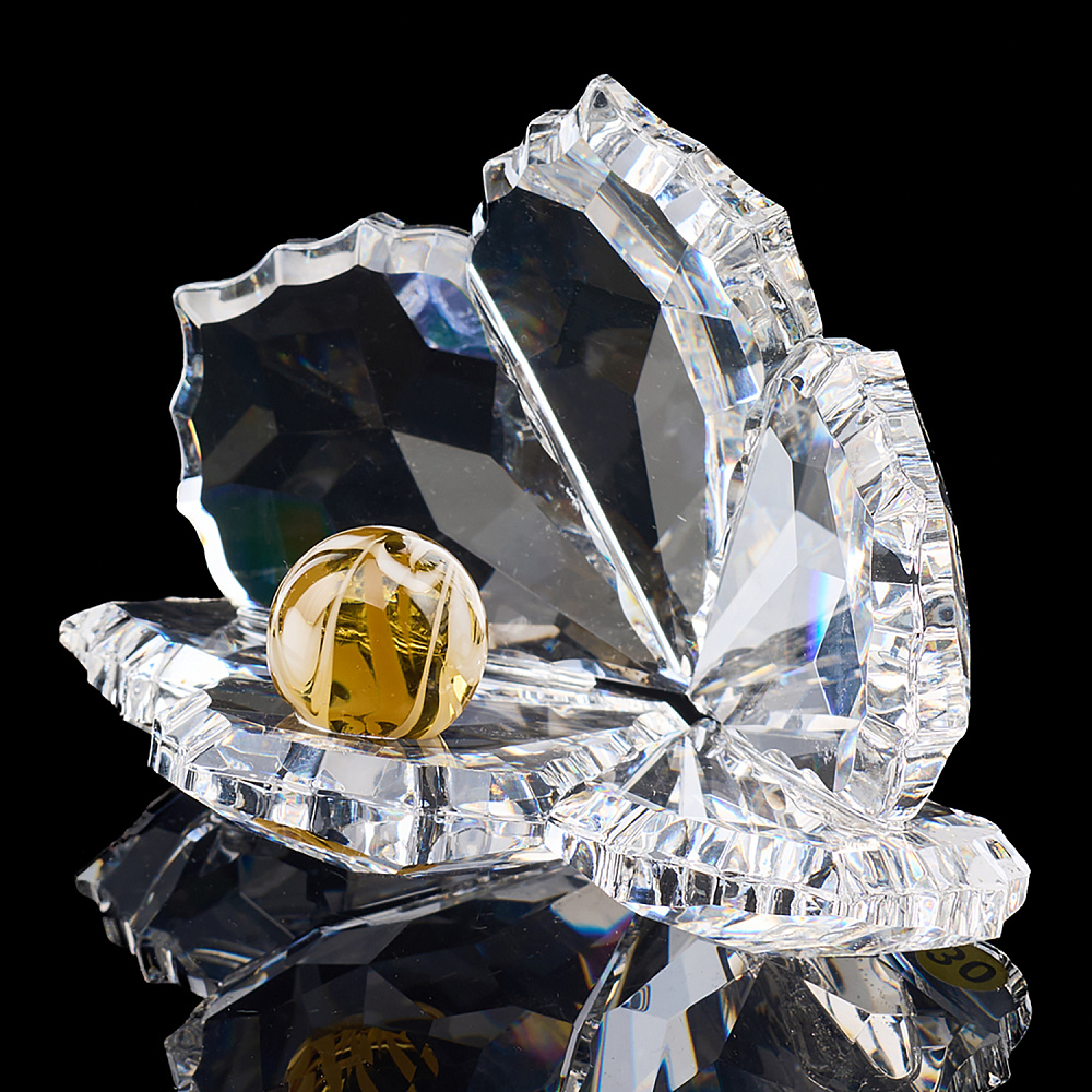 Сувенир из хрусталя «Ракушка с жемчужиной» малая, Asfour Crystal - интернет магазин Русь Велика я фото 1