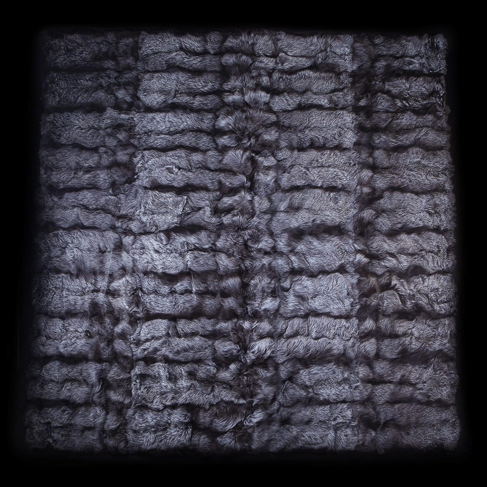 Меховое покрывало (Плед) из черно-бурых лисиц на подложке - интернет магазин Русь Велика я 