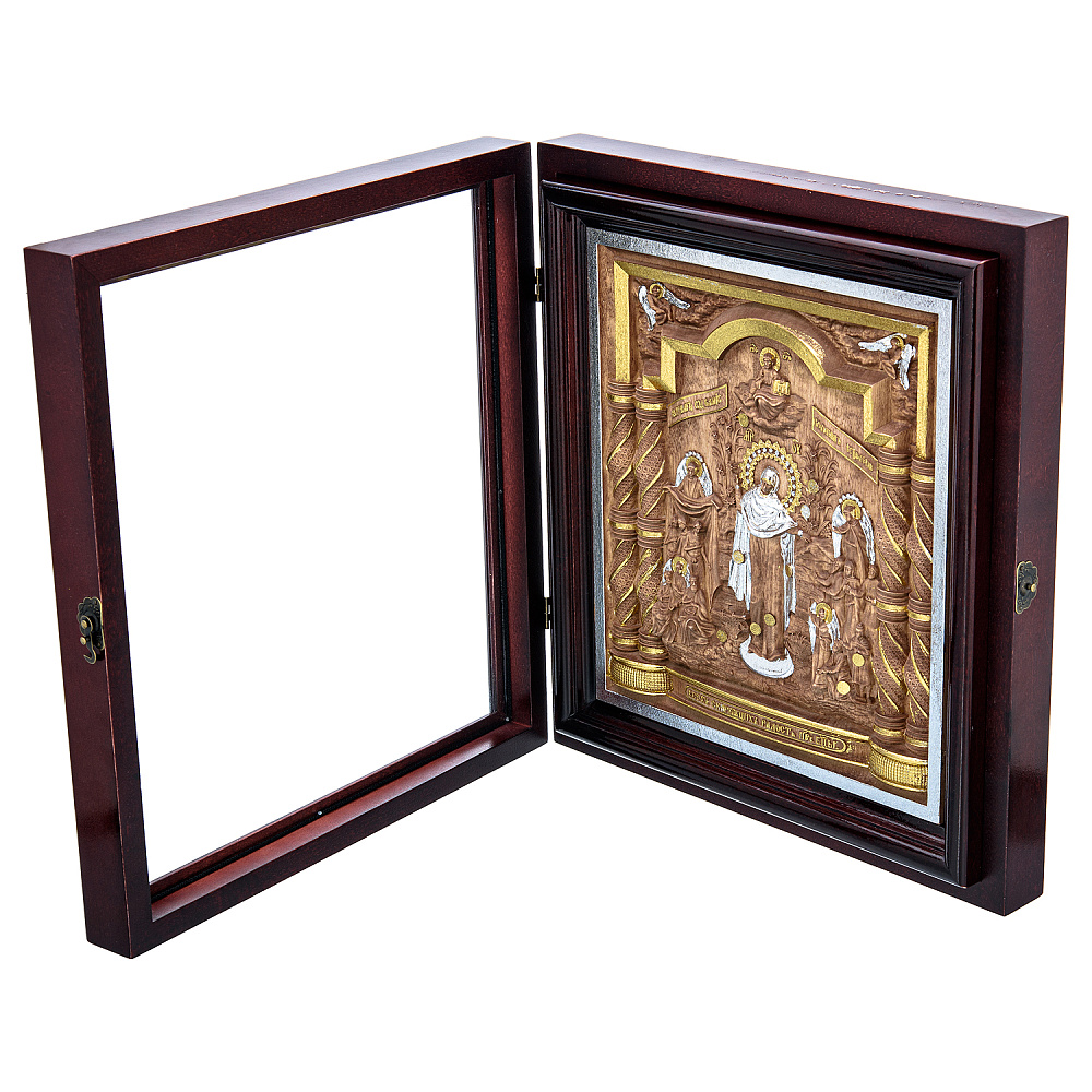 Икона в киоте «Всех скорбящих радость» 36х39 см - интернет магазин Русь Велика я фото 1