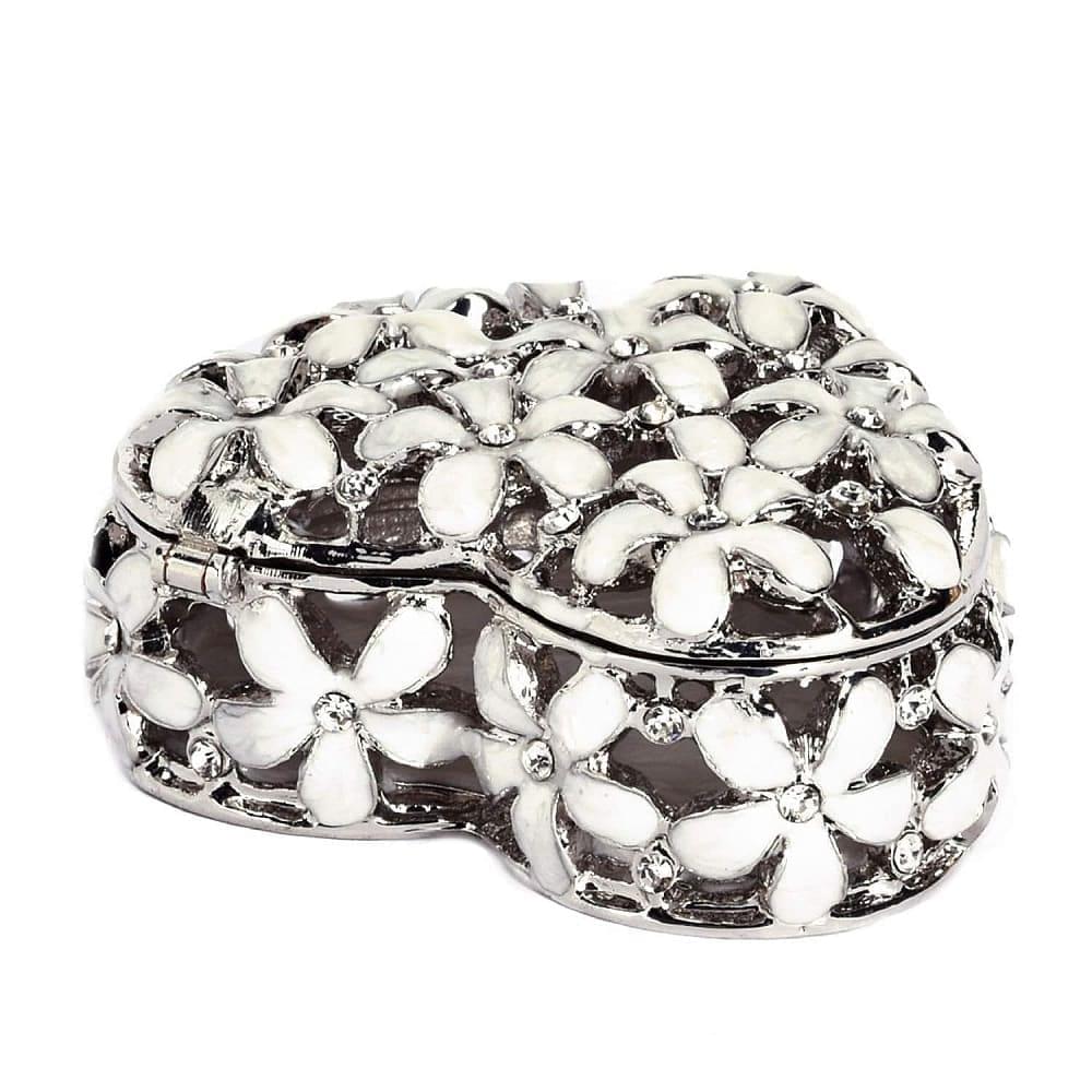 Шкатулка «Цветочное сердце». Традиции Фаберже - интернет магазин Русь Велика я фото 2