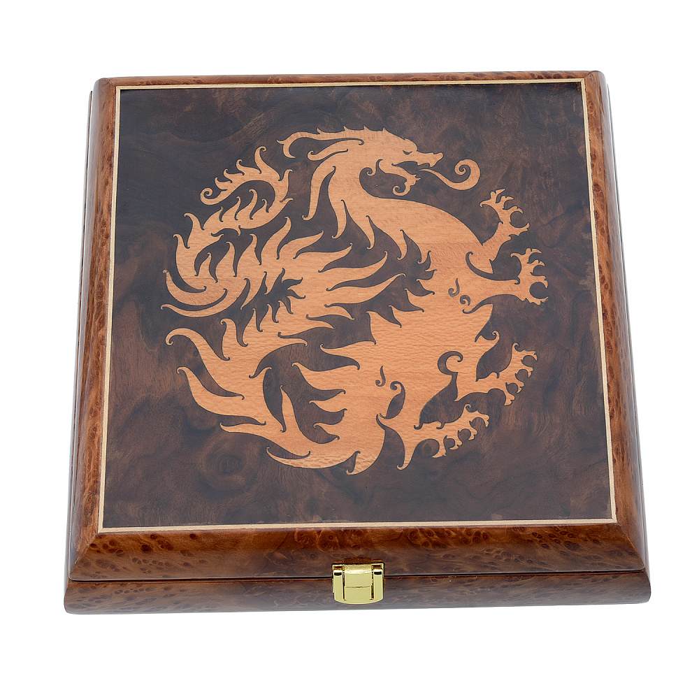 Деревянная шкатулка «Дракон» - интернет магазин Русь Велика я 
