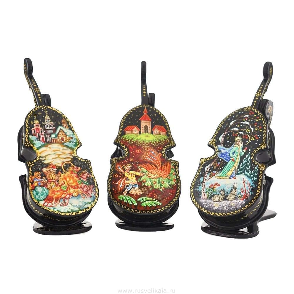 Шкатулка с художественной росписью «Сказки» - интернет магазин Русь Велика я 