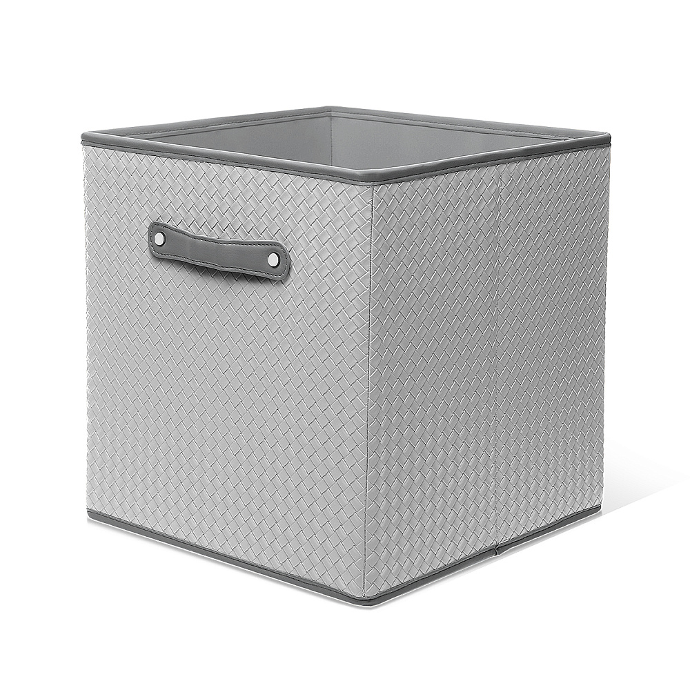 Органайзер из кожи для хранения вещей серый 31х31х31 см - интернет магазин Русь Велика я 