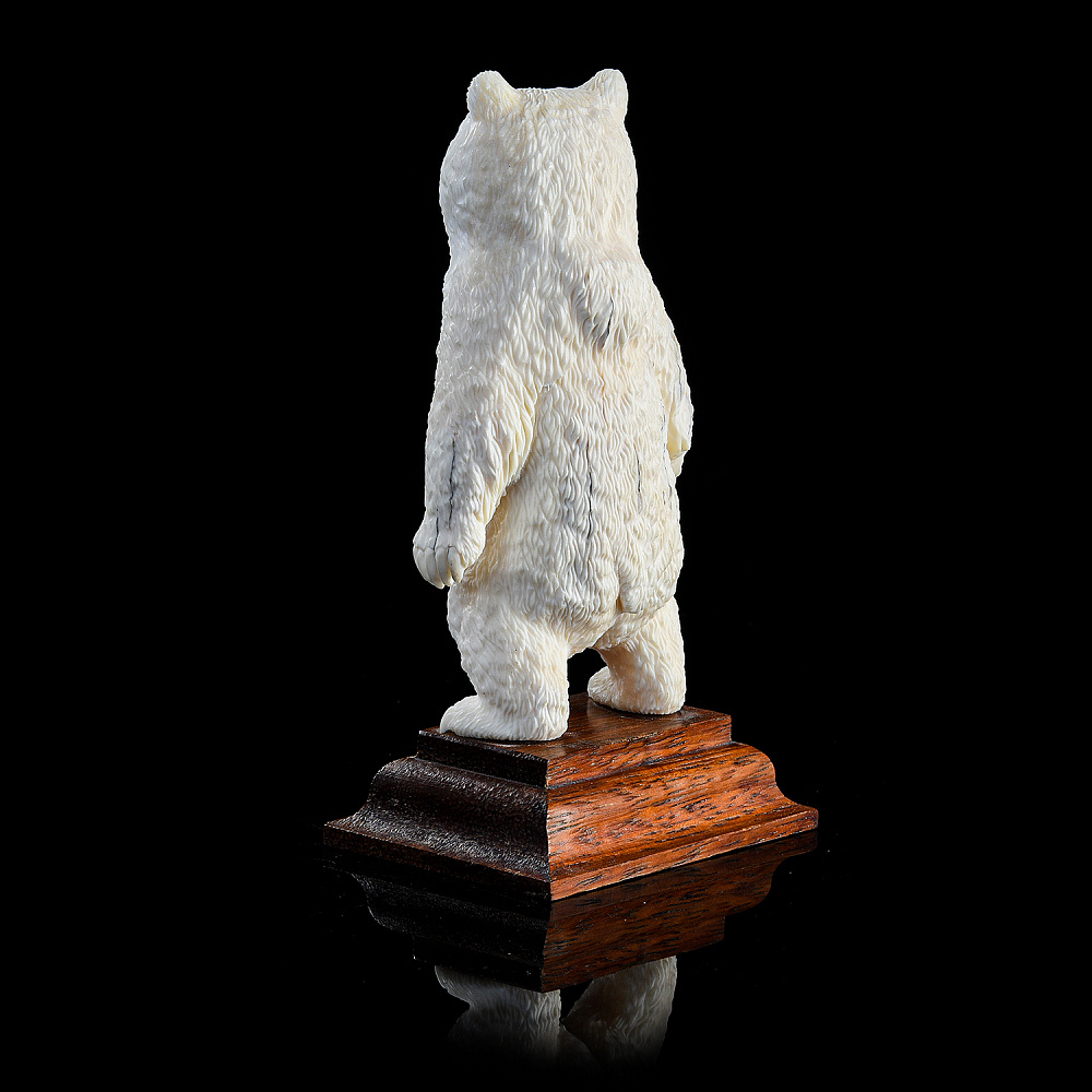 Скульптура из кости «Медведь» - интернет магазин Русь Велика я фото 2