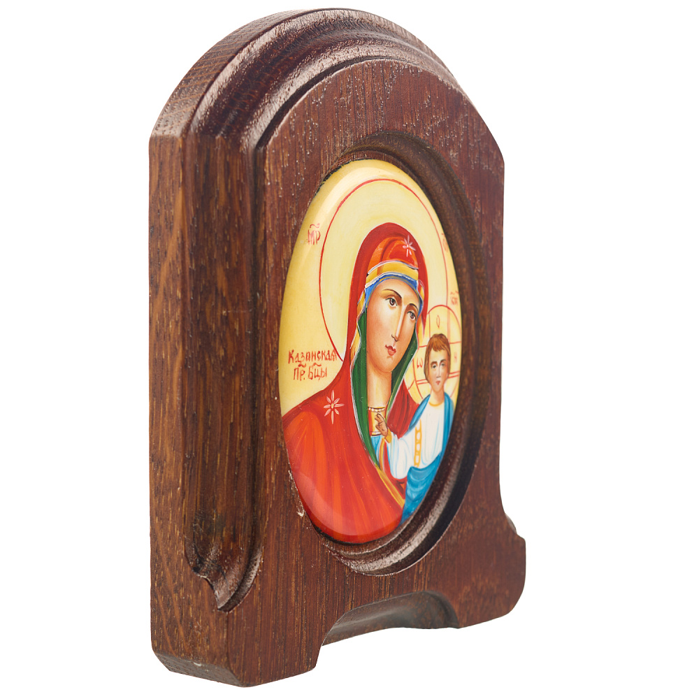 Икона «Казанская Божья Матерь». Ростовская финифть 10,5х13,5 см - интернет магазин Русь Велика я фото 1