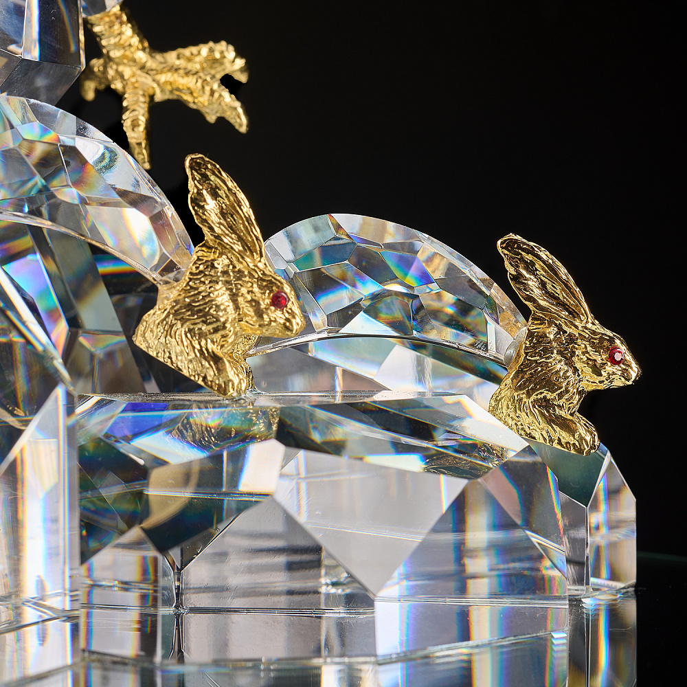 Скульптура из хрусталя «Сокол» - интернет магазин Русь Велика я фото 8