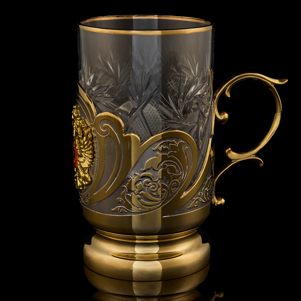 Подстаканник «Герб РФ». Златоуст - интернет магазин Русь Велика я фото 4