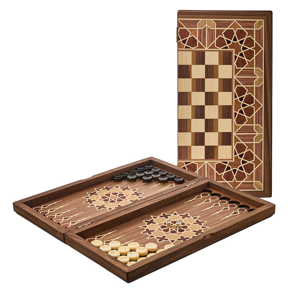 Нарды-шашки с янтарными фишками «Жасмин» 49х25 см - интернет магазин Русь Велика я 