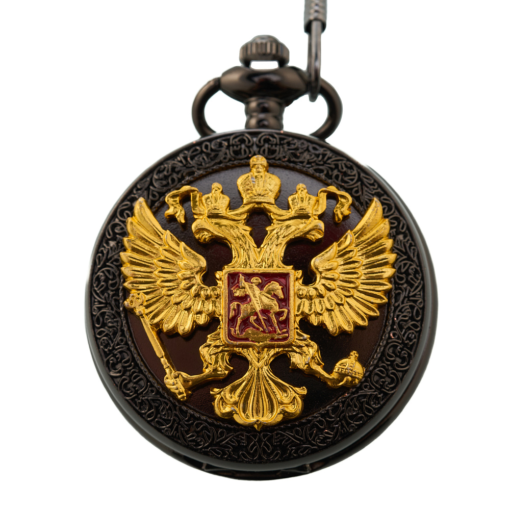 Часы на цепочке «Герб РФ» - интернет магазин Русь Велика я фото 2