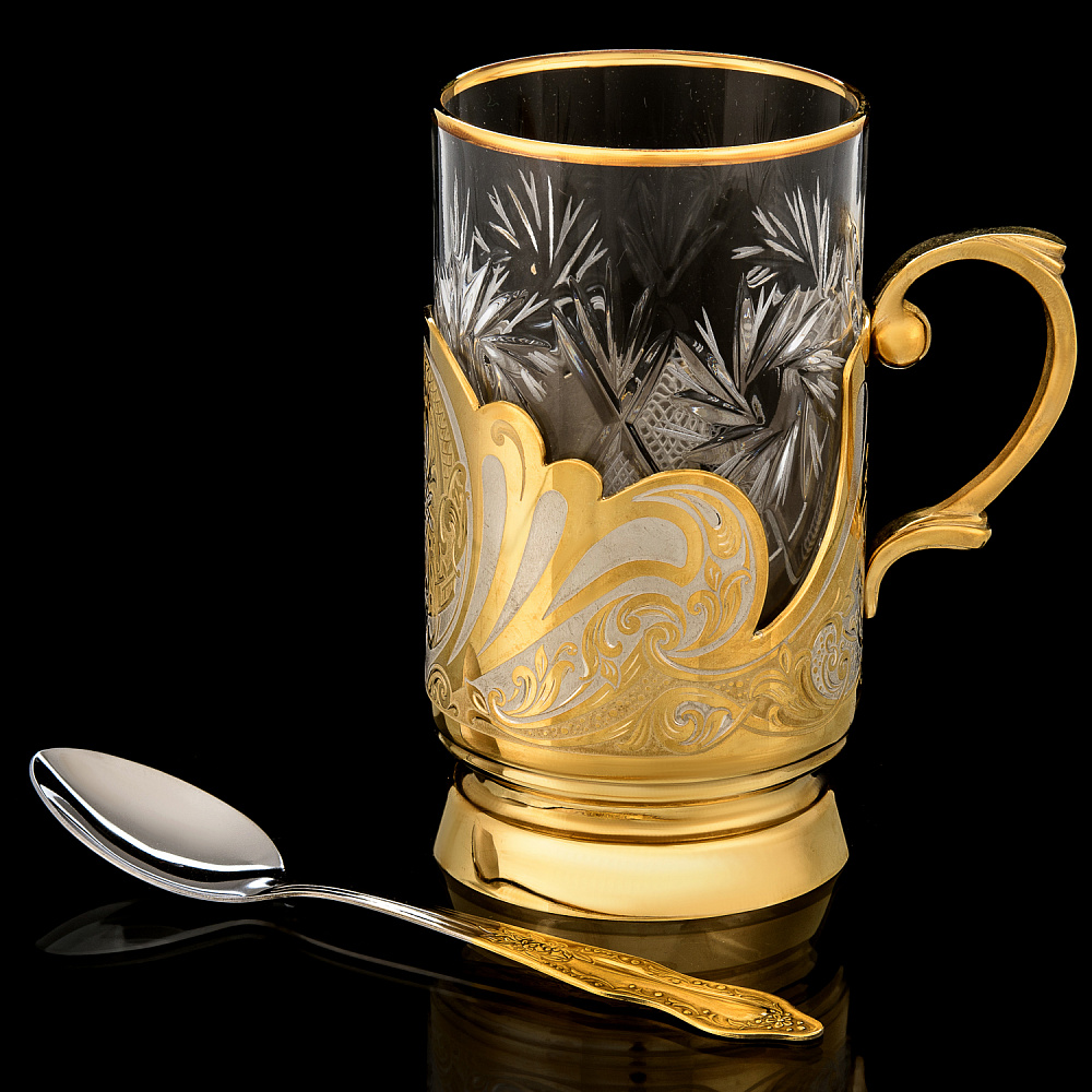 Подстаканник «Узор». Златоуст - интернет магазин Русь Велика я фото 1