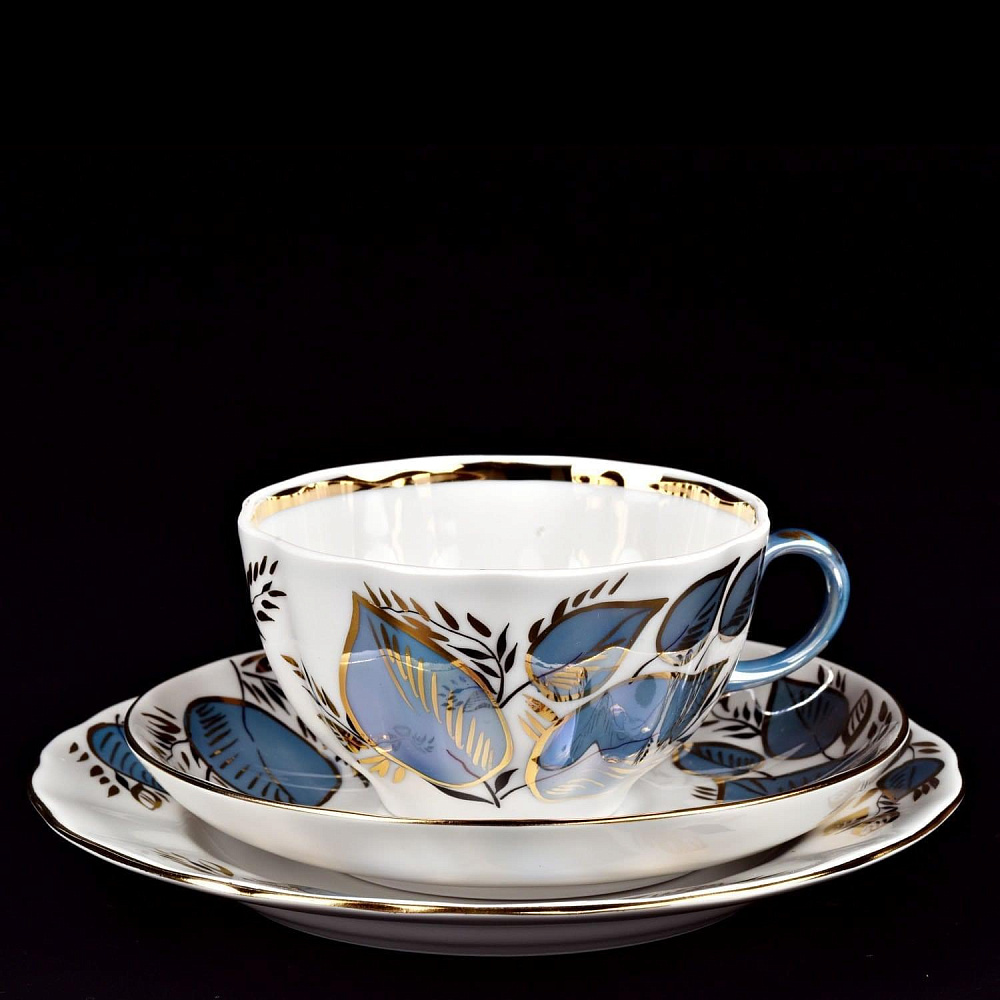 0032159/81.10968.00.1 ЛФЗ Комплект 3пр. Тюльпан «Лунный» 250мл КН1 чайный набор - интернет магазин Русь Велика я 