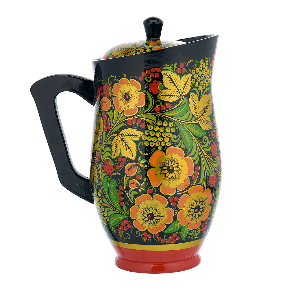 Питейный набор для кваса на 6 персон. Хохлома - интернет магазин Русь Велика я фото 2