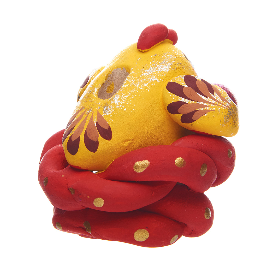 Ковровская игрушка Сувенир ЦЫПЛЕНОК ЖЕЛТЫЙ 5,5*6*6см - интернет магазин Русь Велика я фото 5