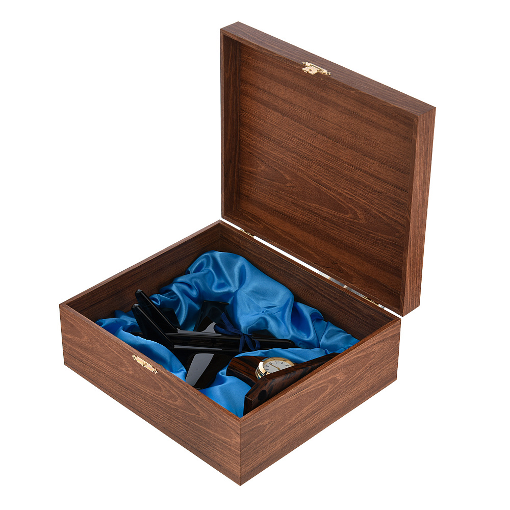 Часы настольные из натурального камня «Самолет» - интернет магазин Русь Велика я фото 5