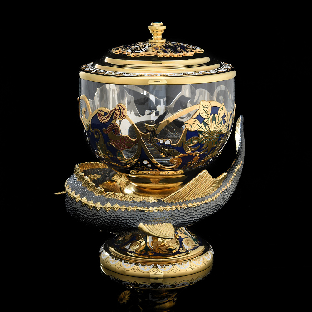 Икорница со стопками «Посейдон». Златоуст - интернет магазин Русь Велика я фото 2