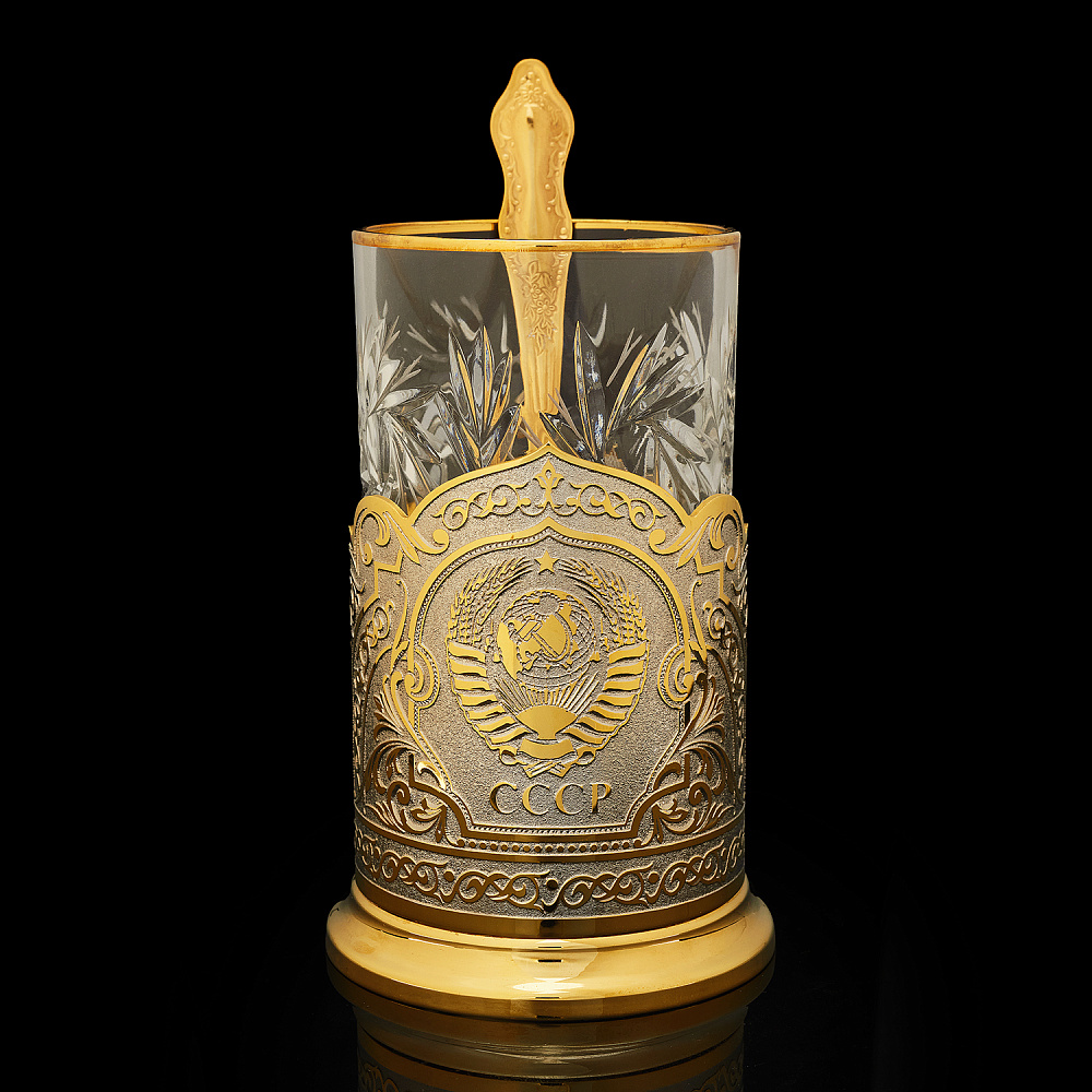 Подстаканник «Герб СССР». Златоуст - интернет магазин Русь Велика я 