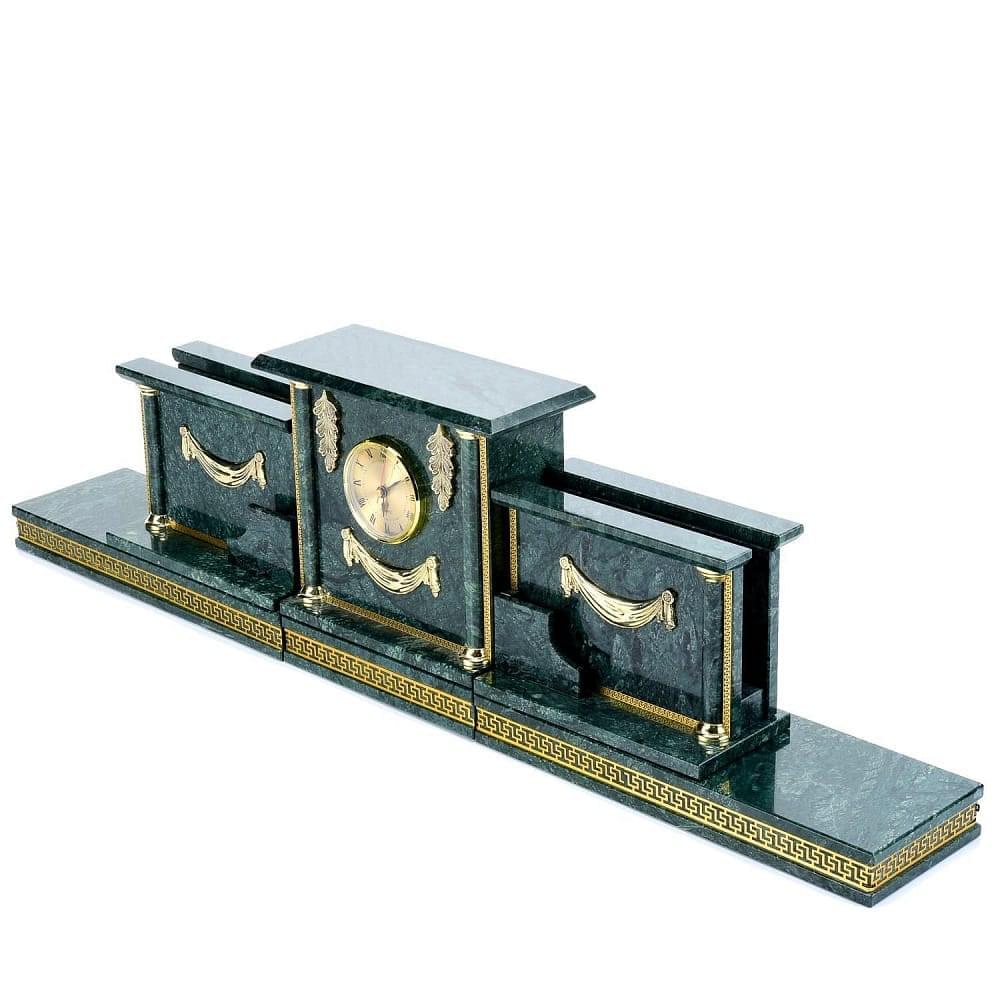 Письменный набор для руководителя «Престиж» из мрамора и бронзы - интернет магазин Русь Велика я фото 1