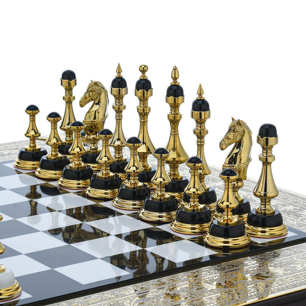 Шахматный ларец «Баталия» 53х53 см. Златоуст - интернет магазин Русь Велика я фото 1