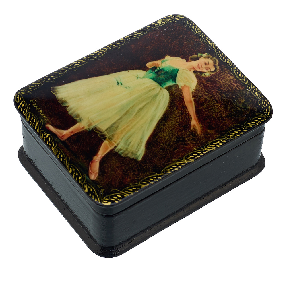 Шкатулка из папье-маше «Балет» - интернет магазин Русь Велика я фото 1