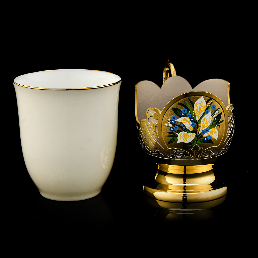 Чайный набор на 2 персоны. Златоуст - интернет магазин Русь Велика я фото 2